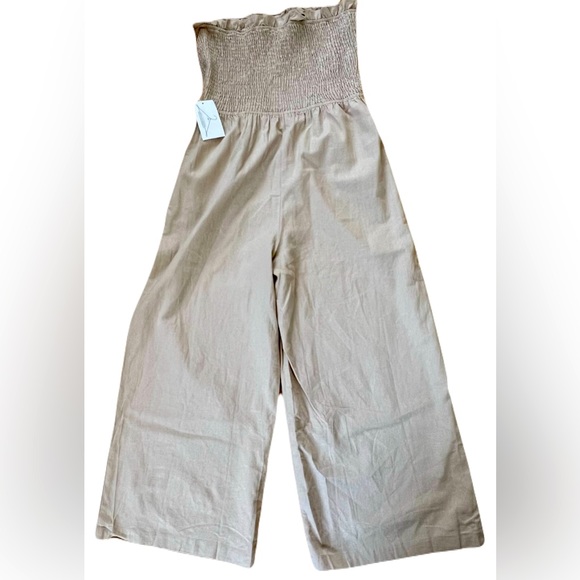 NWT Taupe Jumpsuit- Boutique Item by Promesa - Picture 3 of 4